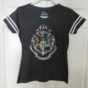 Universal Studios Wizarding World Harry Potter Hogwarts House Grey '15 Tee Wms M
